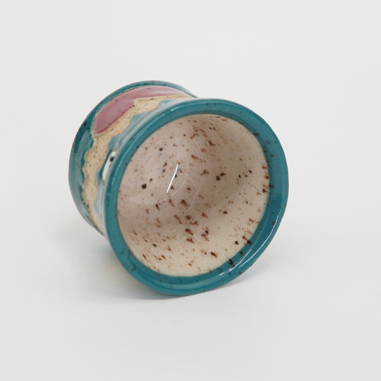 Quibble - Teal Ceramic Shot Glass