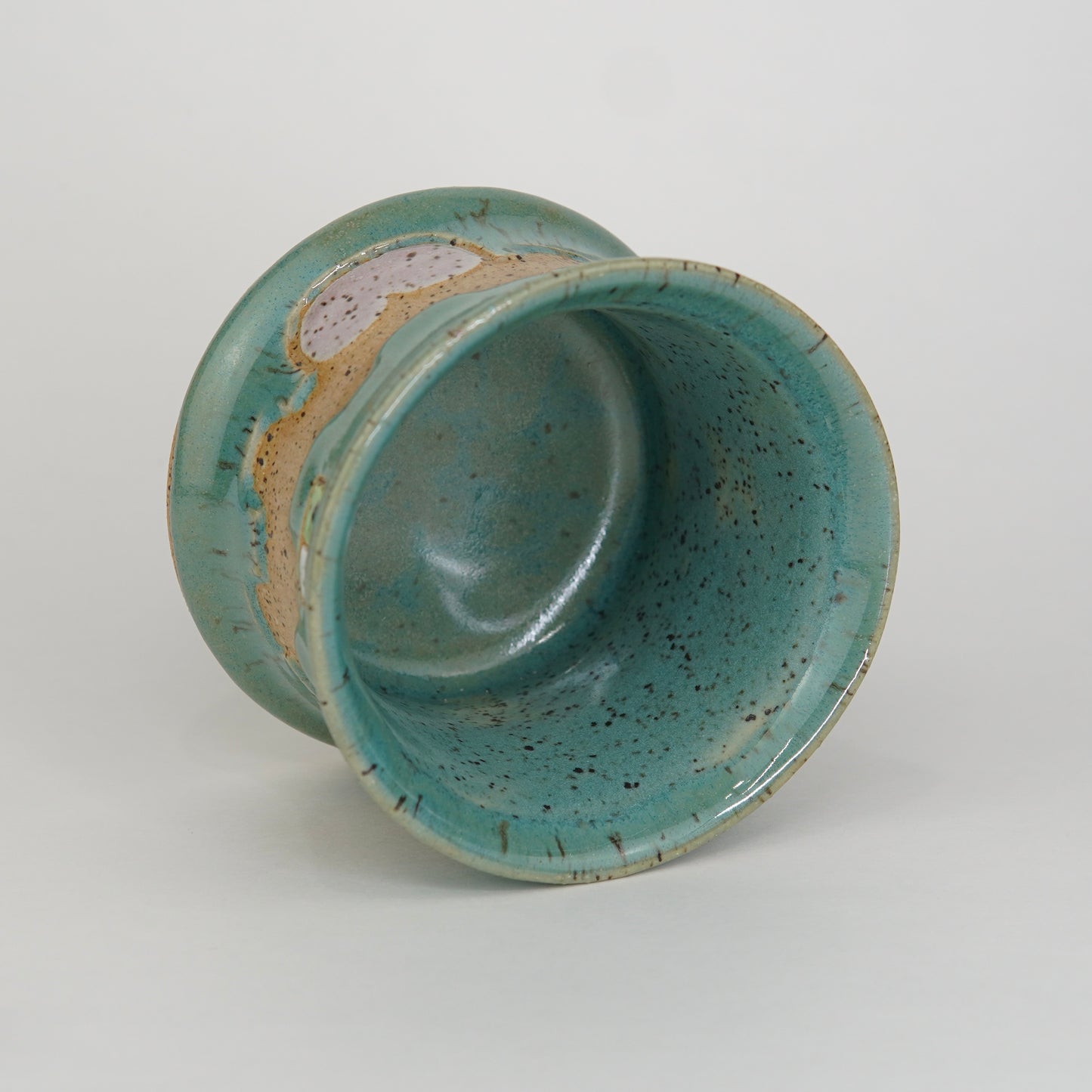 Iridescent Aqua - 6oz. Ceramic Tea Cup