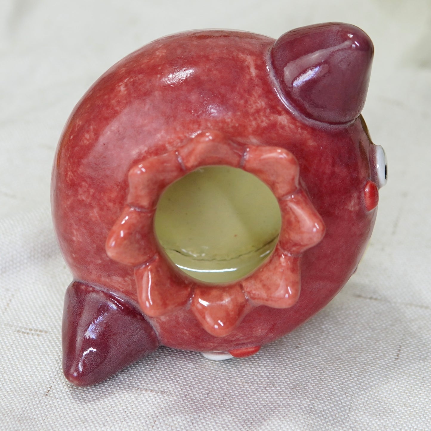 Patchy - Pomegranate Ceramic Vase Goobster (SECONDS)
