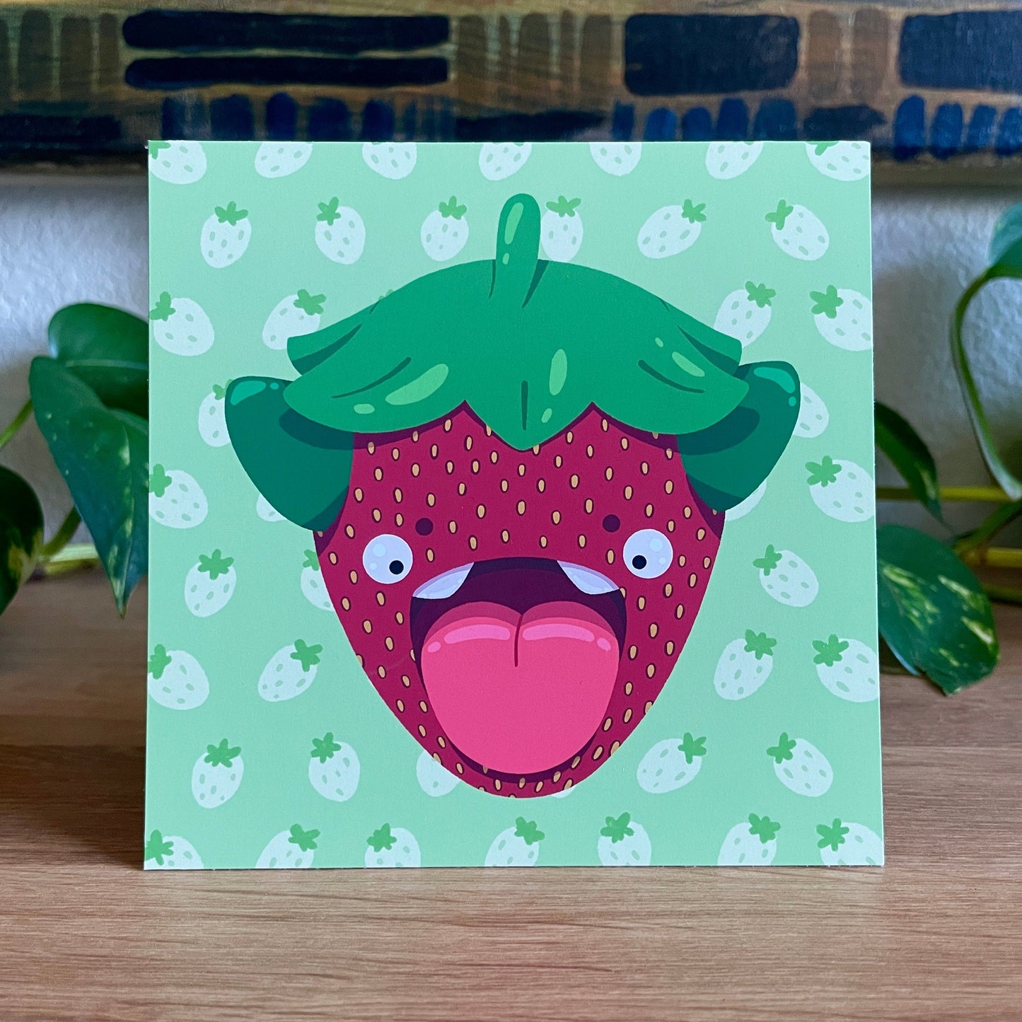 Strawberry Monster Print