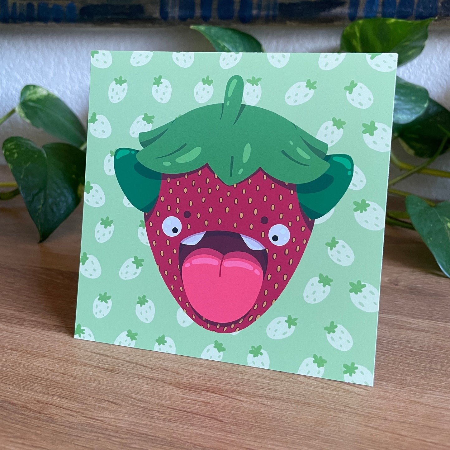 Strawberry Monster Print