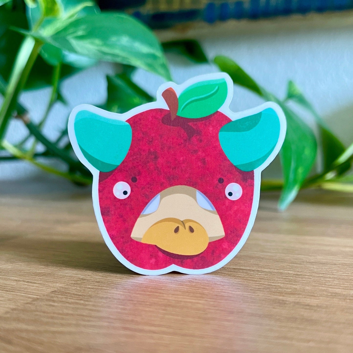 Apple Monster Sticker