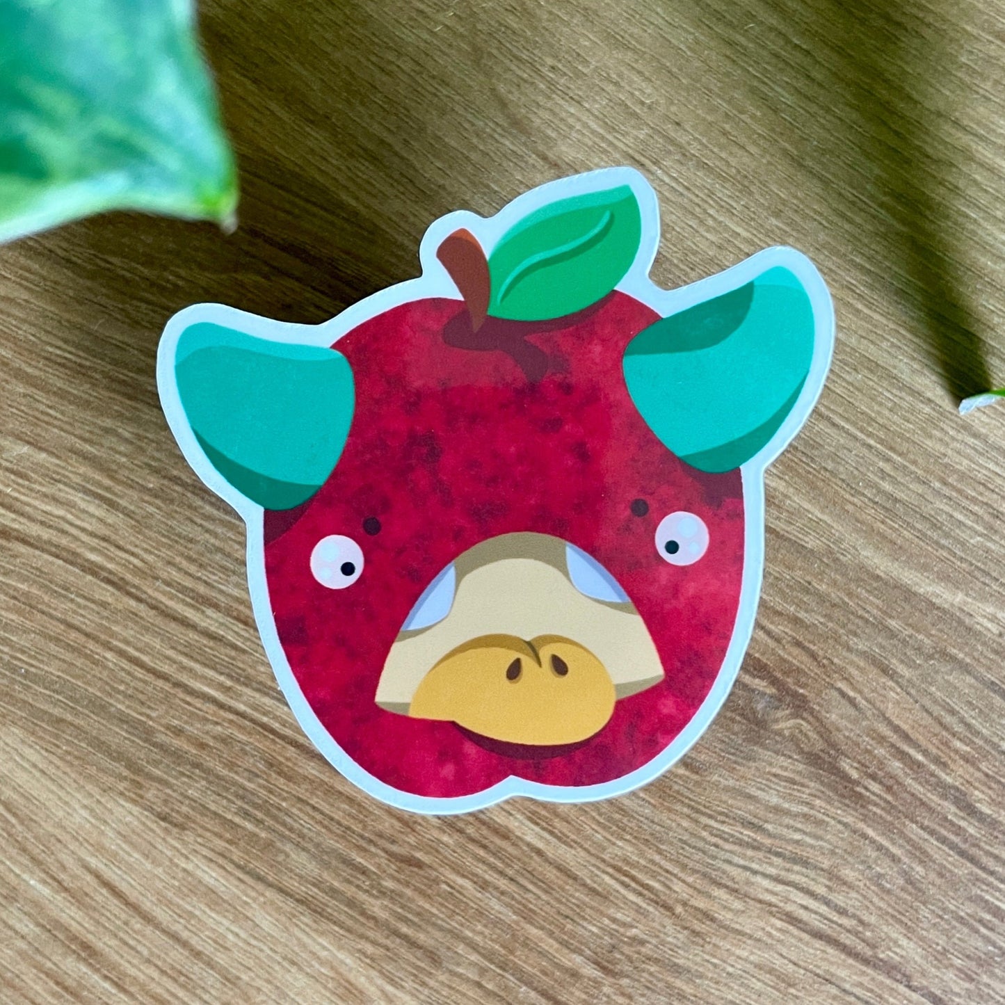 Apple Monster Sticker