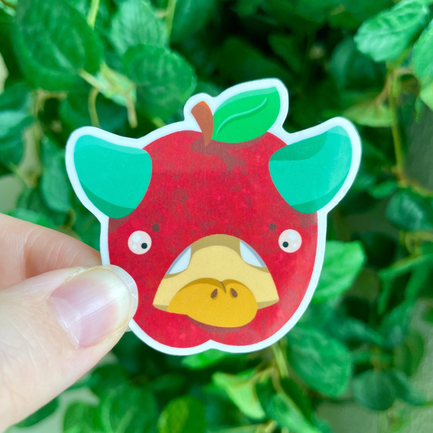 Apple Monster Sticker