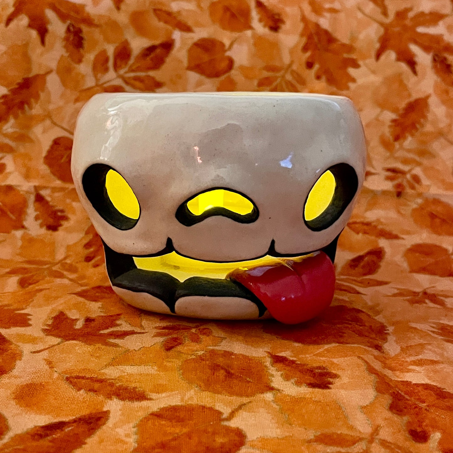 Skull Candle Holder