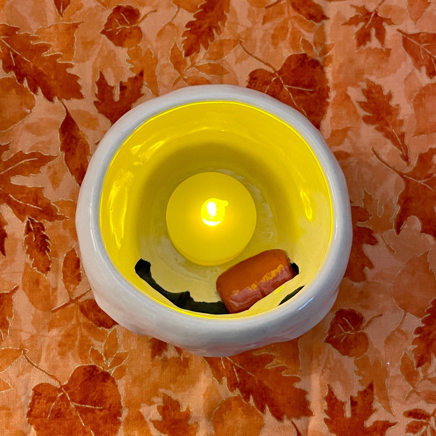 Skull Candle Holder