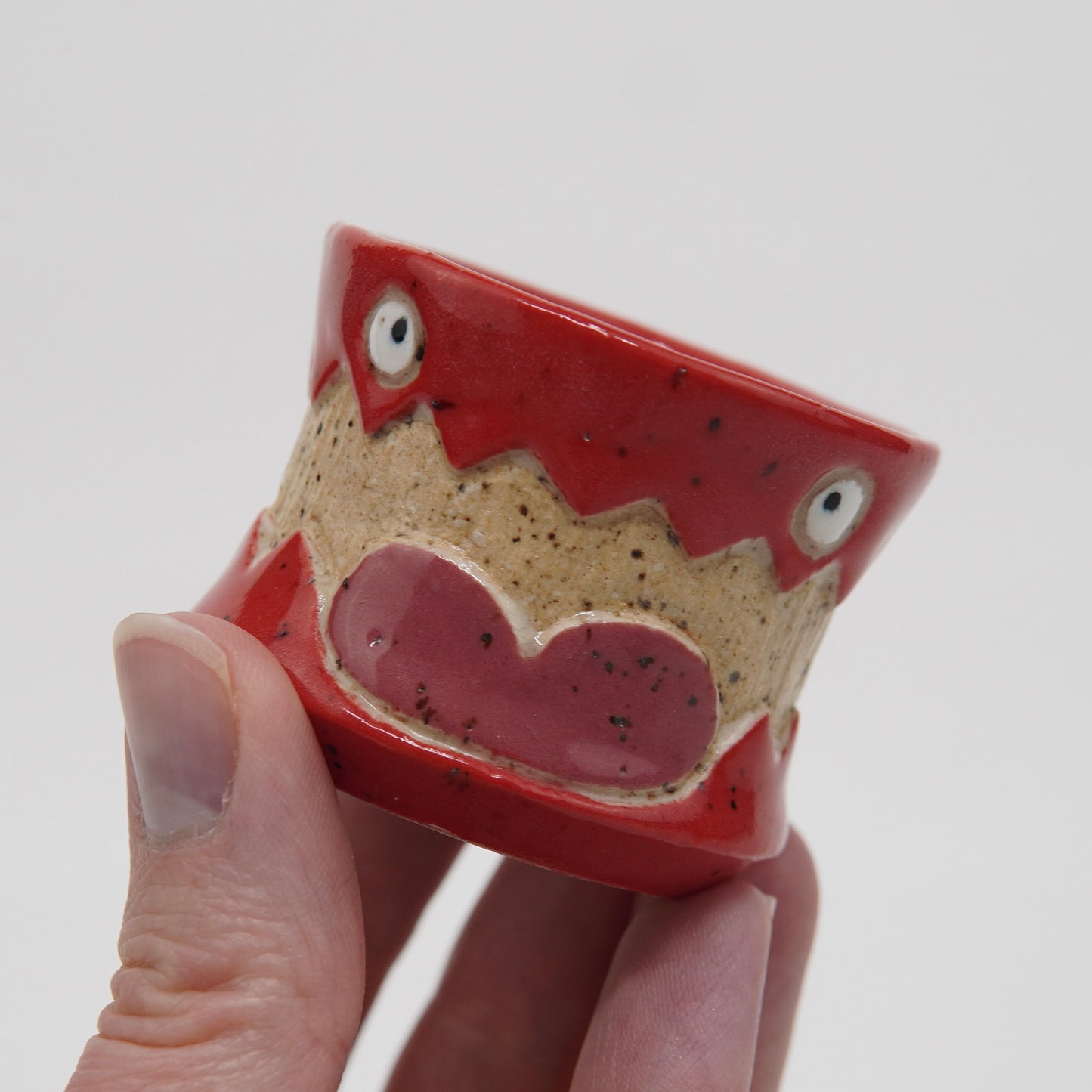 Skrimps - Light Red Ceramic Shot Glass