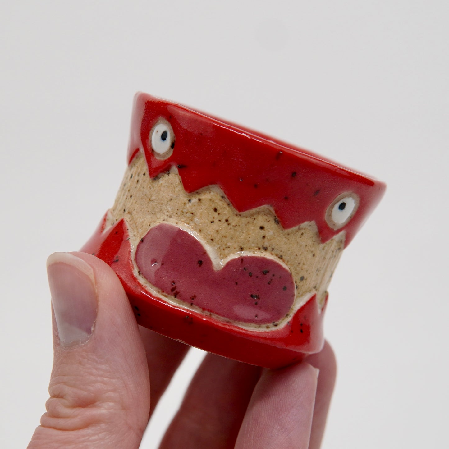 Skrimps - Light Red Ceramic Shot Glass