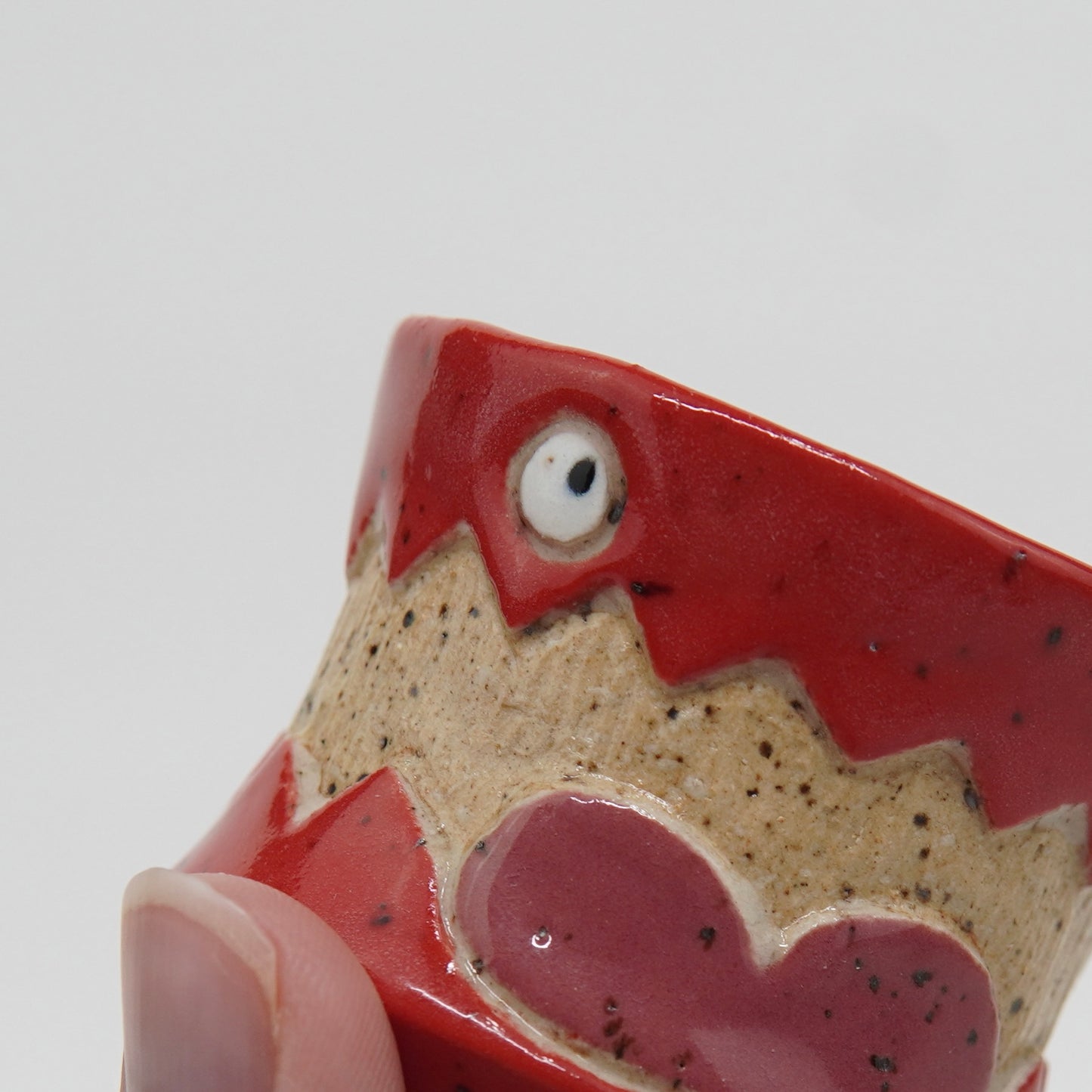 Skrimps - Light Red Ceramic Shot Glass
