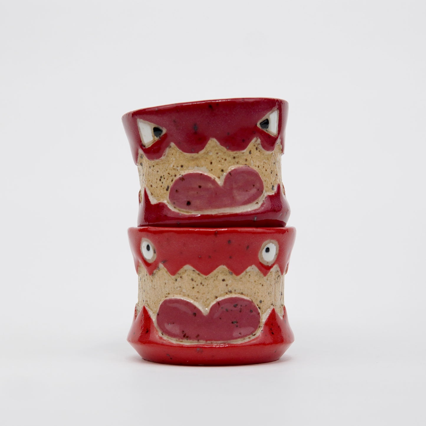Skrimps - Light Red Ceramic Shot Glass