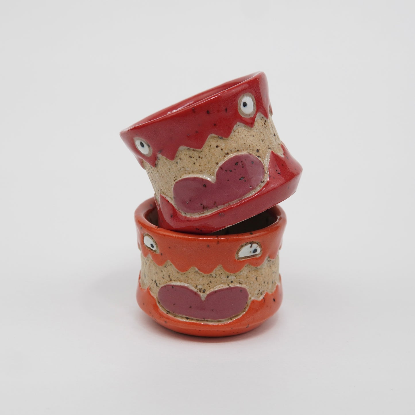 Skrimps - Light Red Ceramic Shot Glass