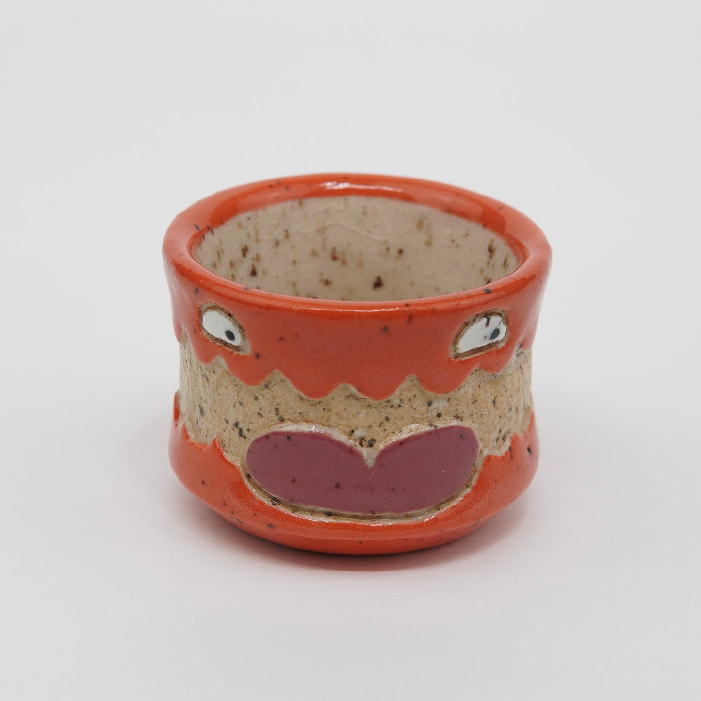 Tibbles - Orange Ceramic Shot Glass
