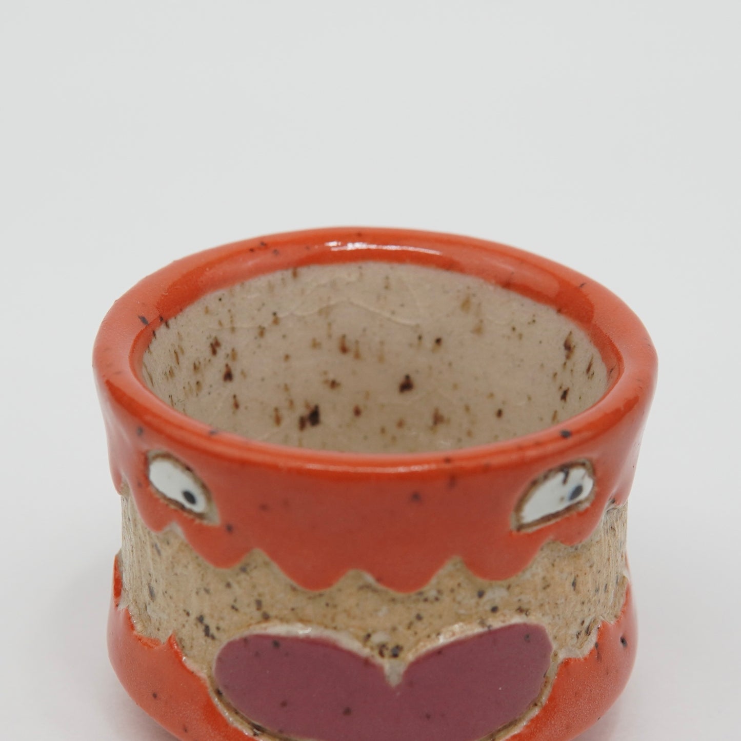 Tibbles - Orange Ceramic Shot Glass