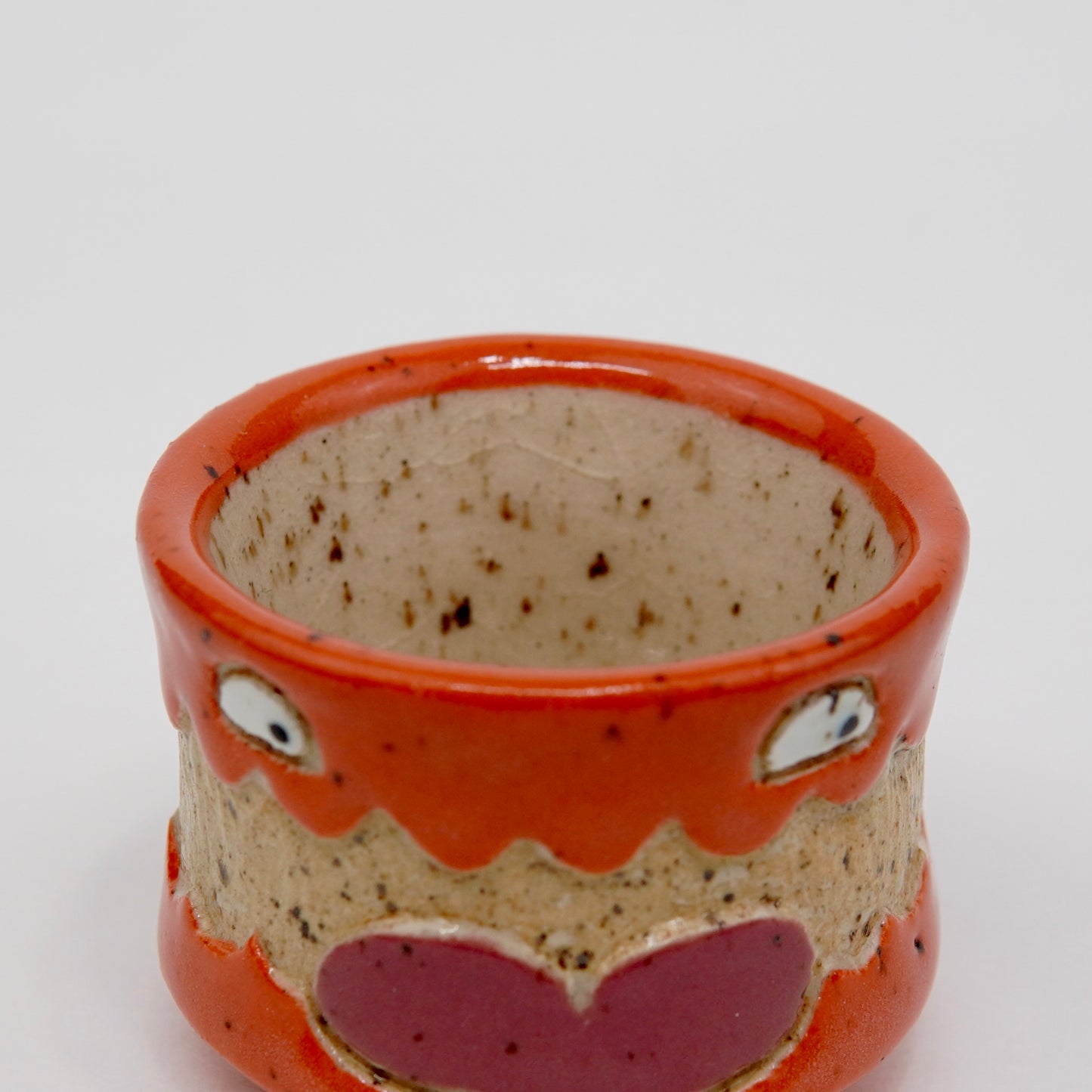 Tibbles - Orange Ceramic Shot Glass