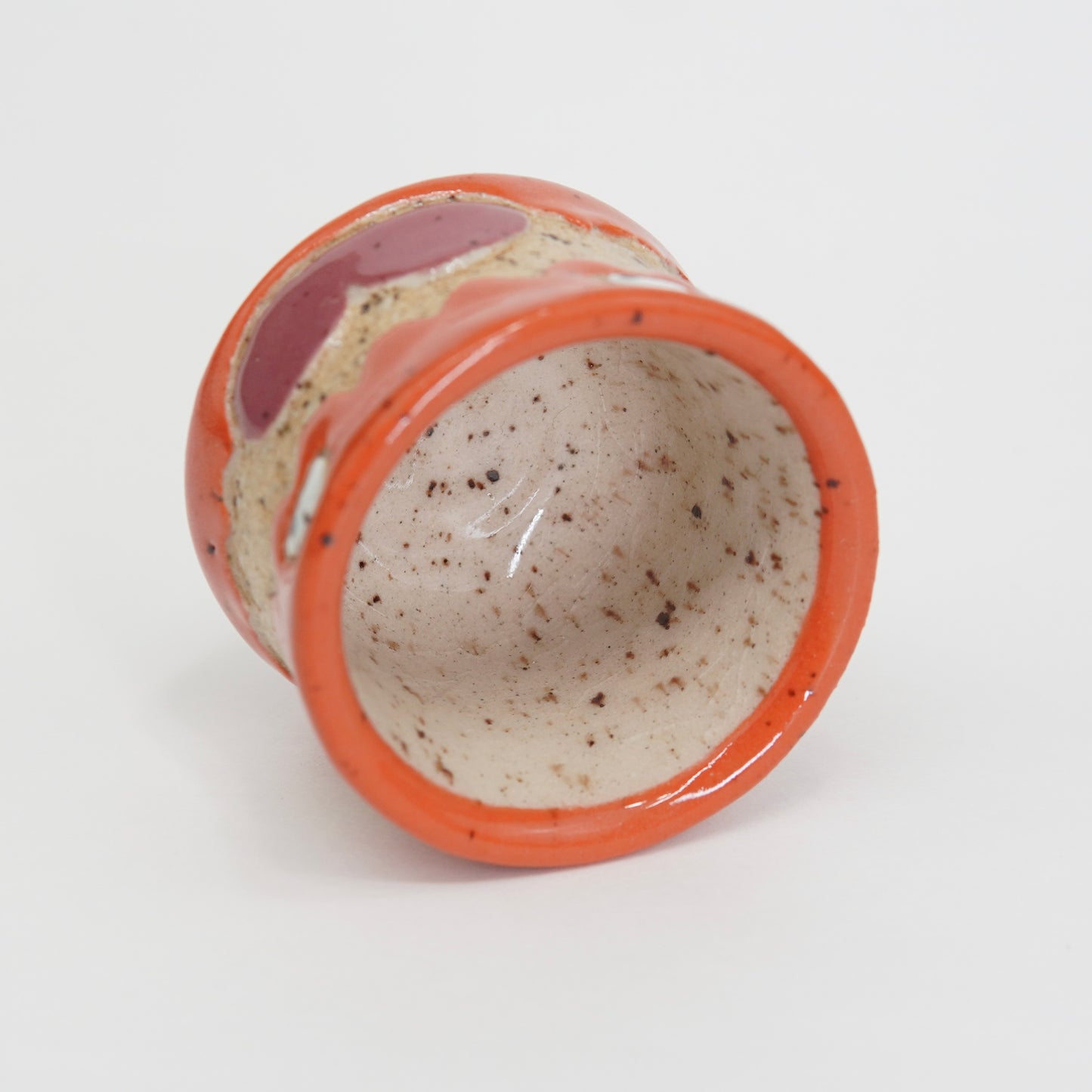 Tibbles - Orange Ceramic Shot Glass