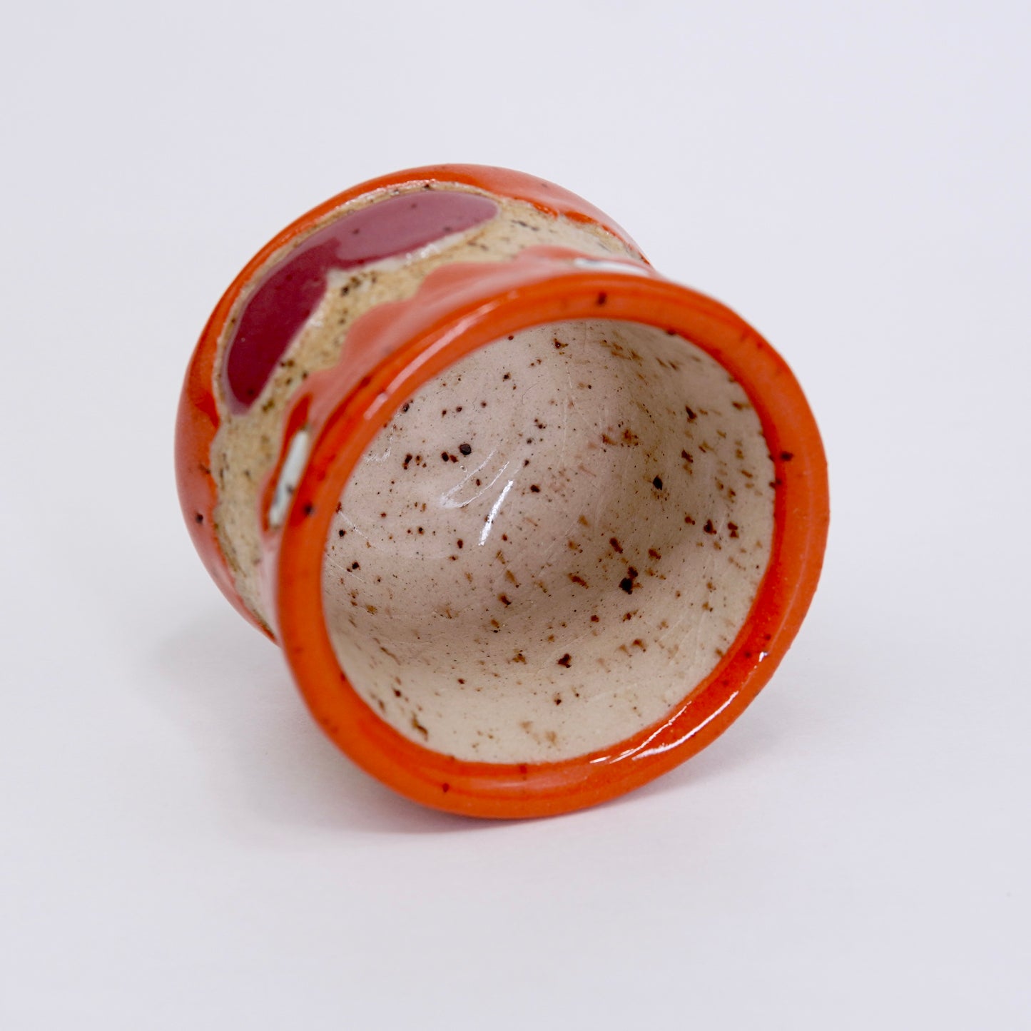 Tibbles - Orange Ceramic Shot Glass