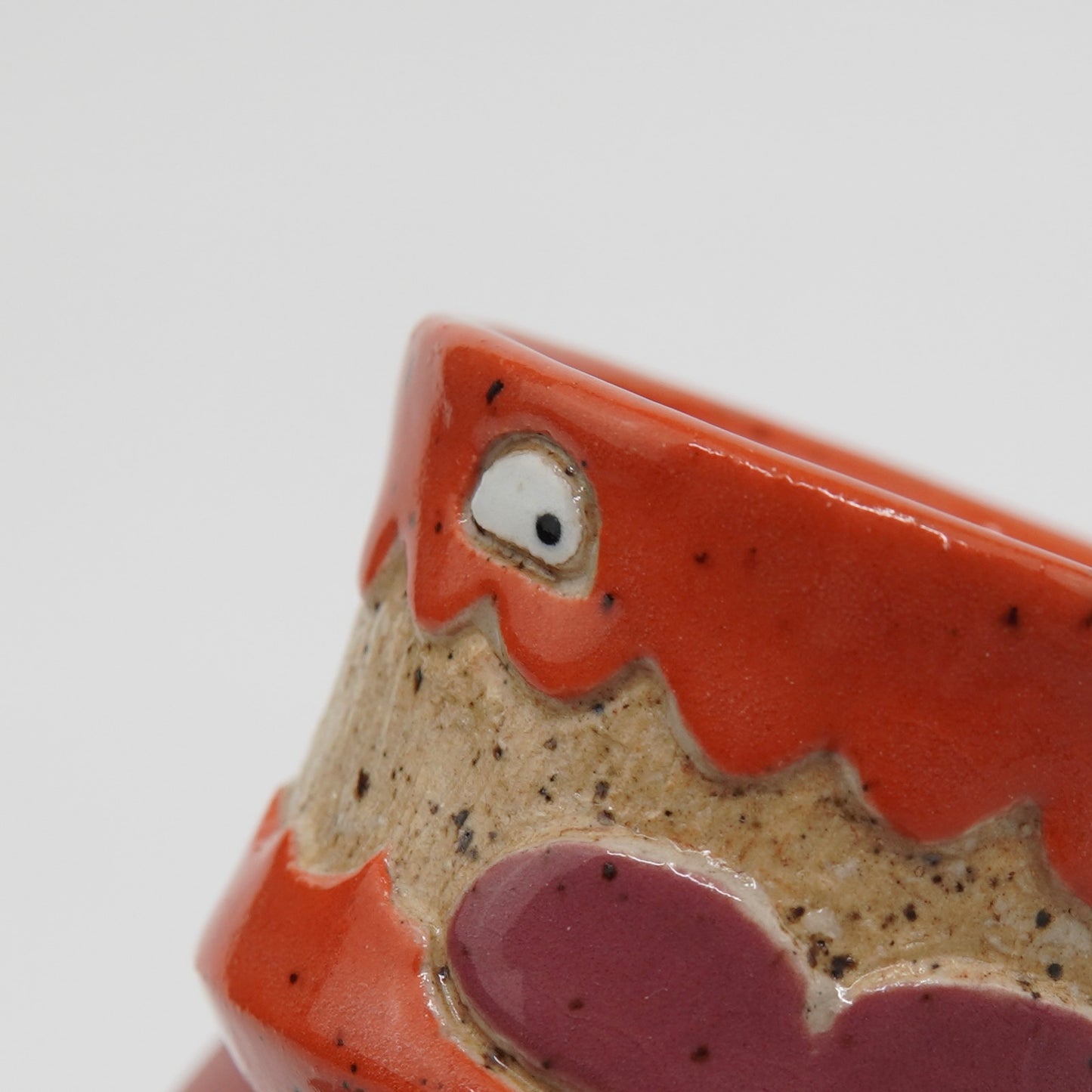 Tibbles - Orange Ceramic Shot Glass