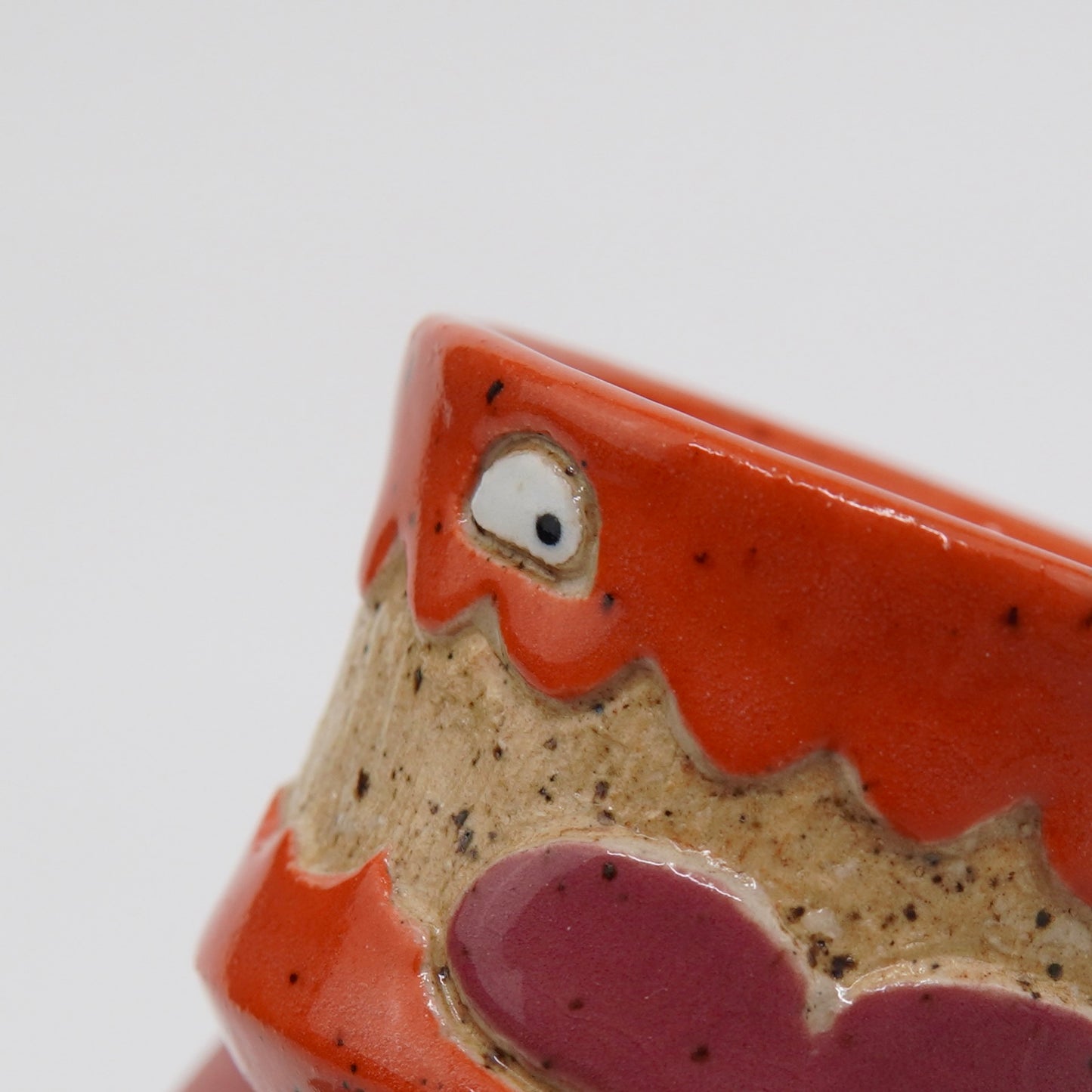 Tibbles - Orange Ceramic Shot Glass