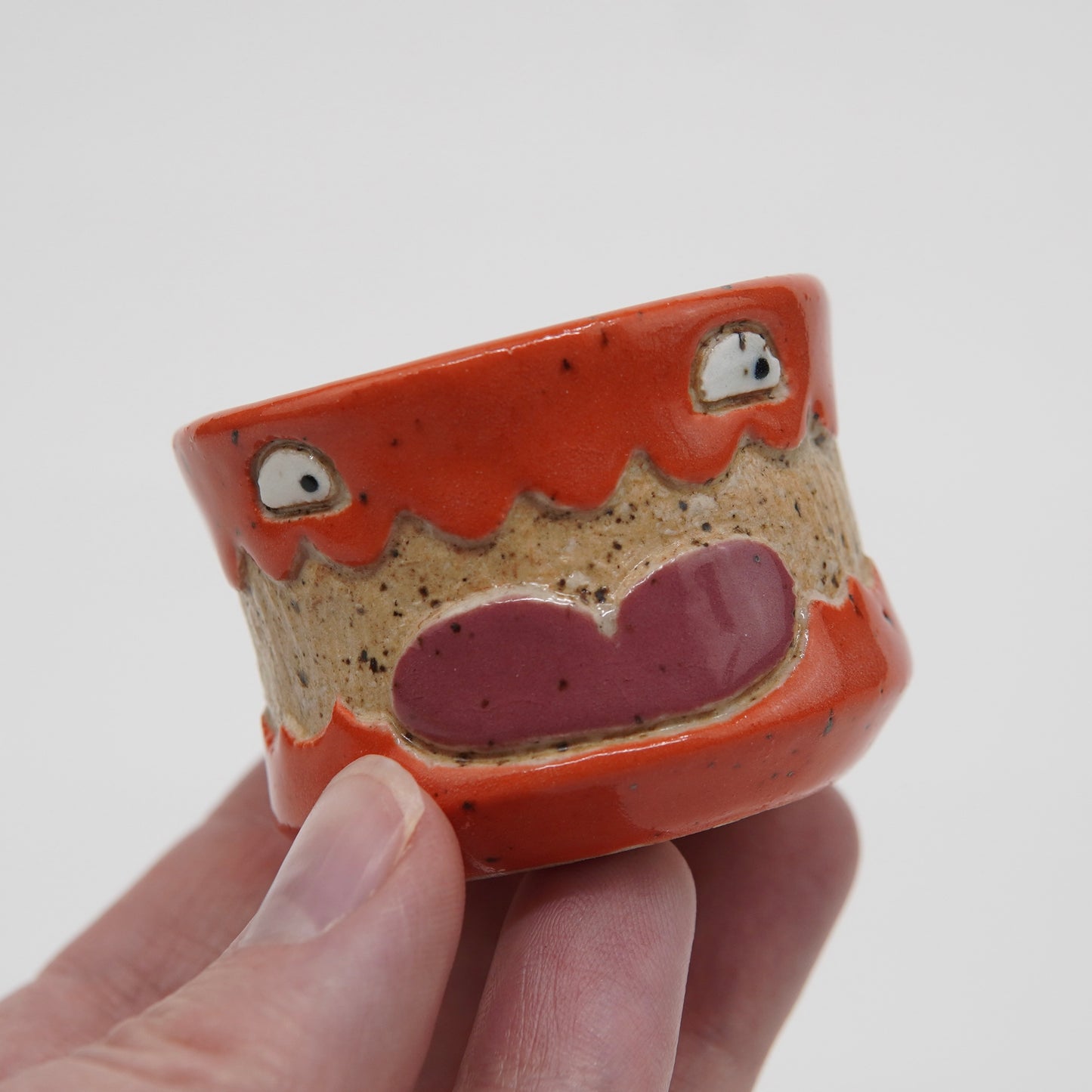 Tibbles - Orange Ceramic Shot Glass