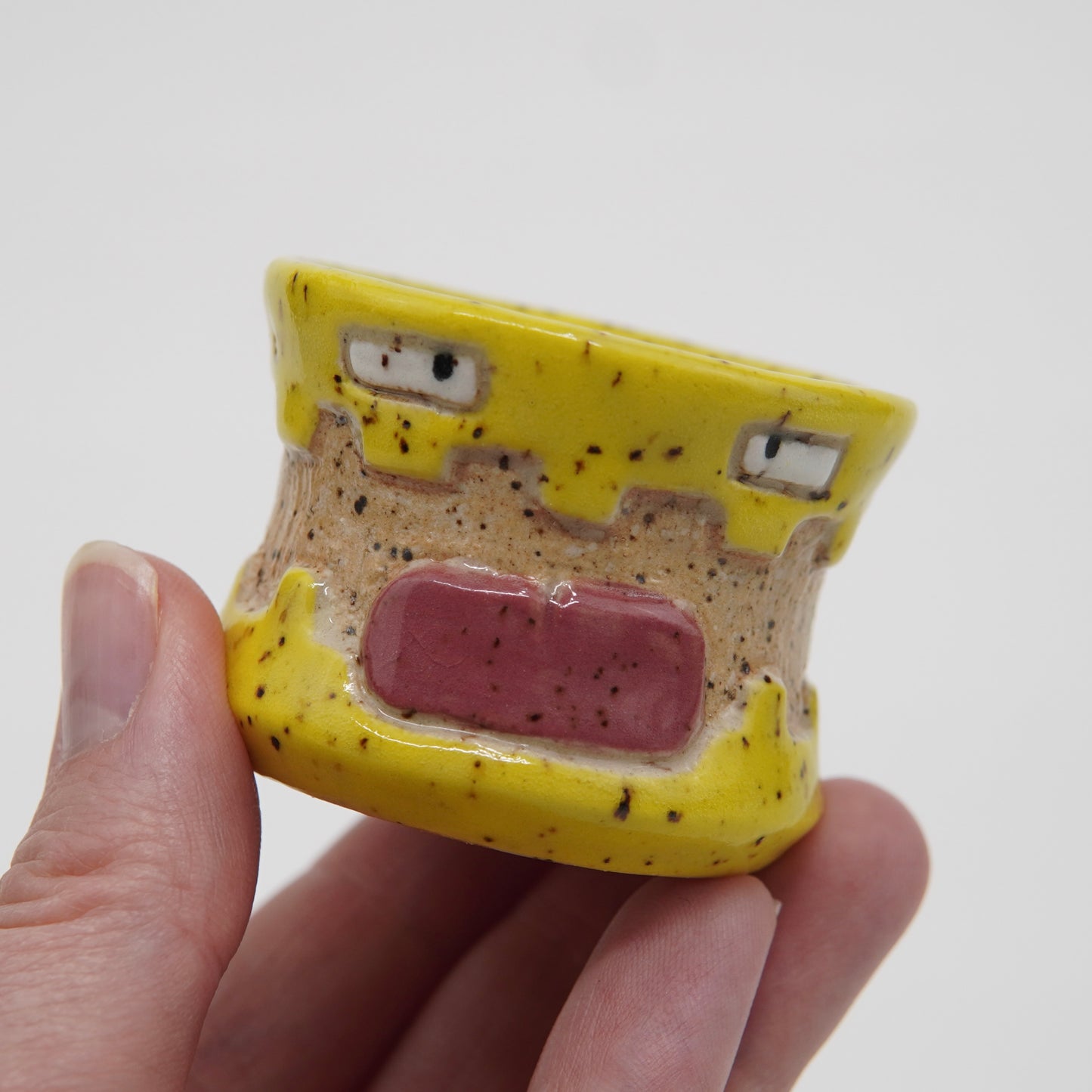 Shmork - Yellow Ceramic Shot Glass