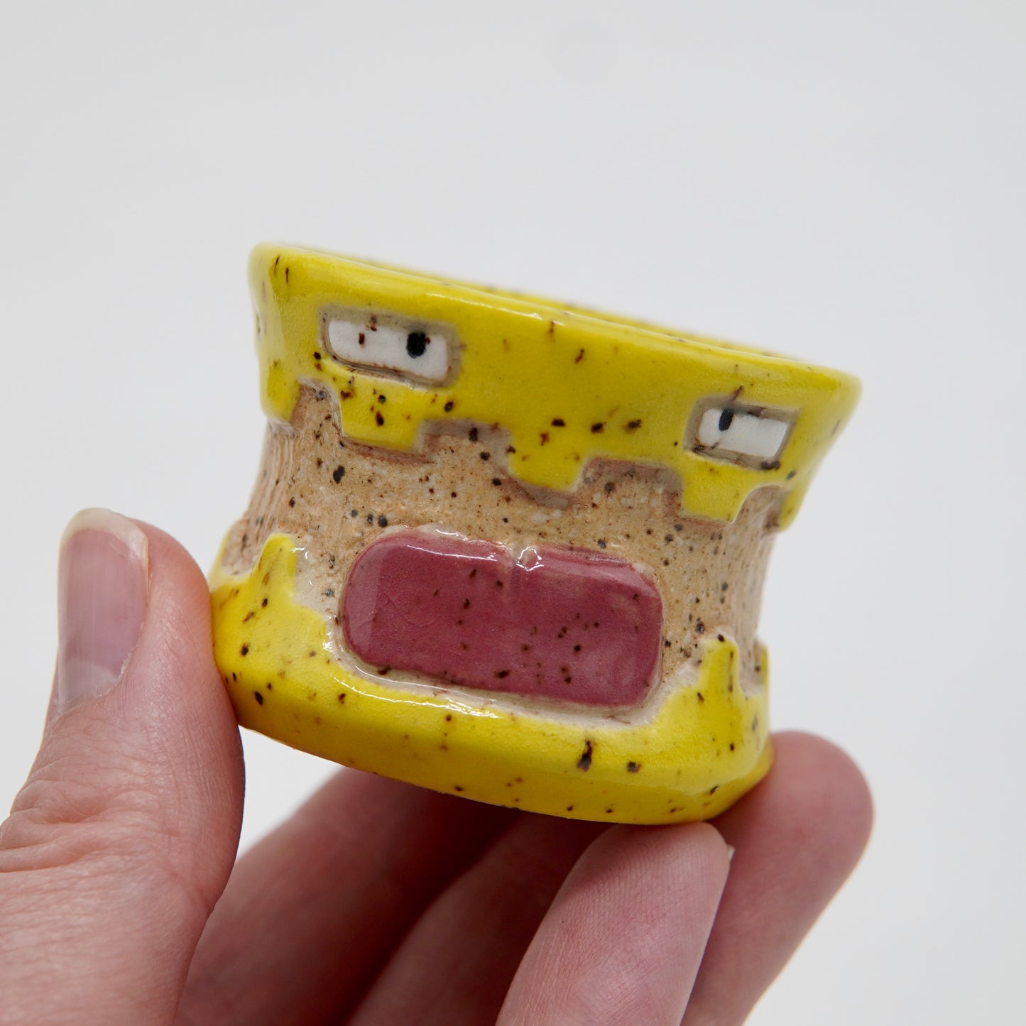 Shmork - Yellow Ceramic Shot Glass