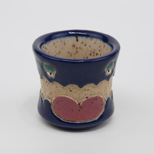 Berry - Dark Blue Ceramic Shot Glass