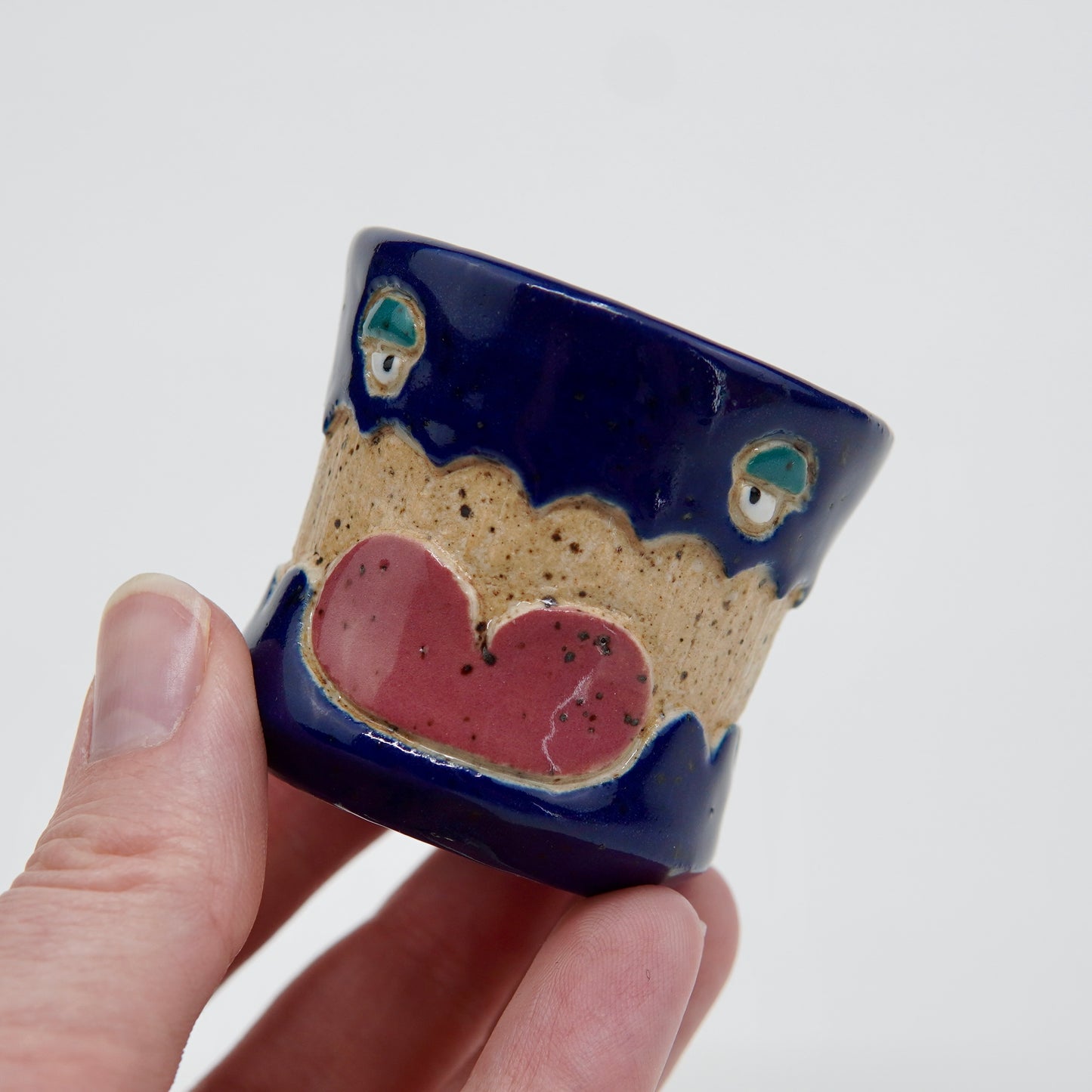 Berry - Dark Blue Ceramic Shot Glass