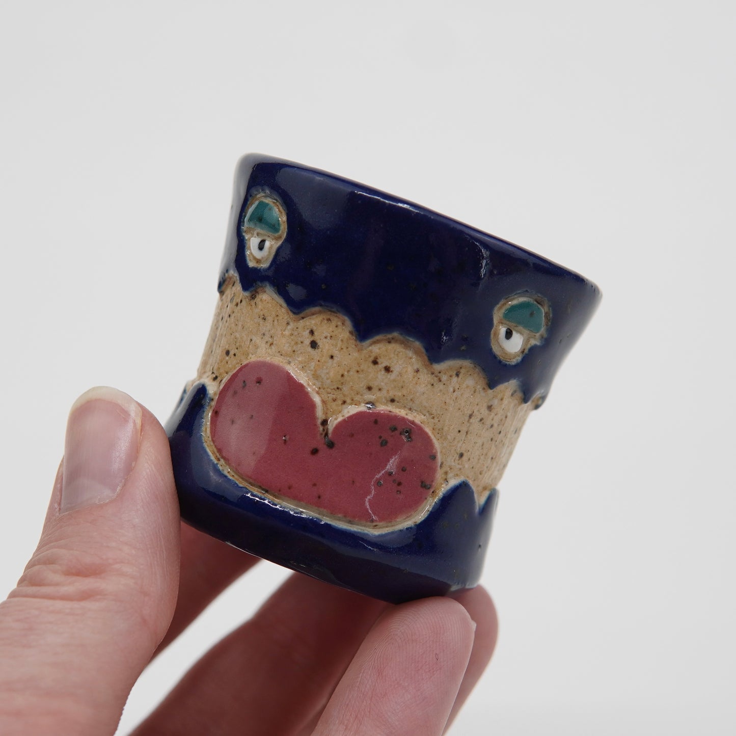 Berry - Dark Blue Ceramic Shot Glass