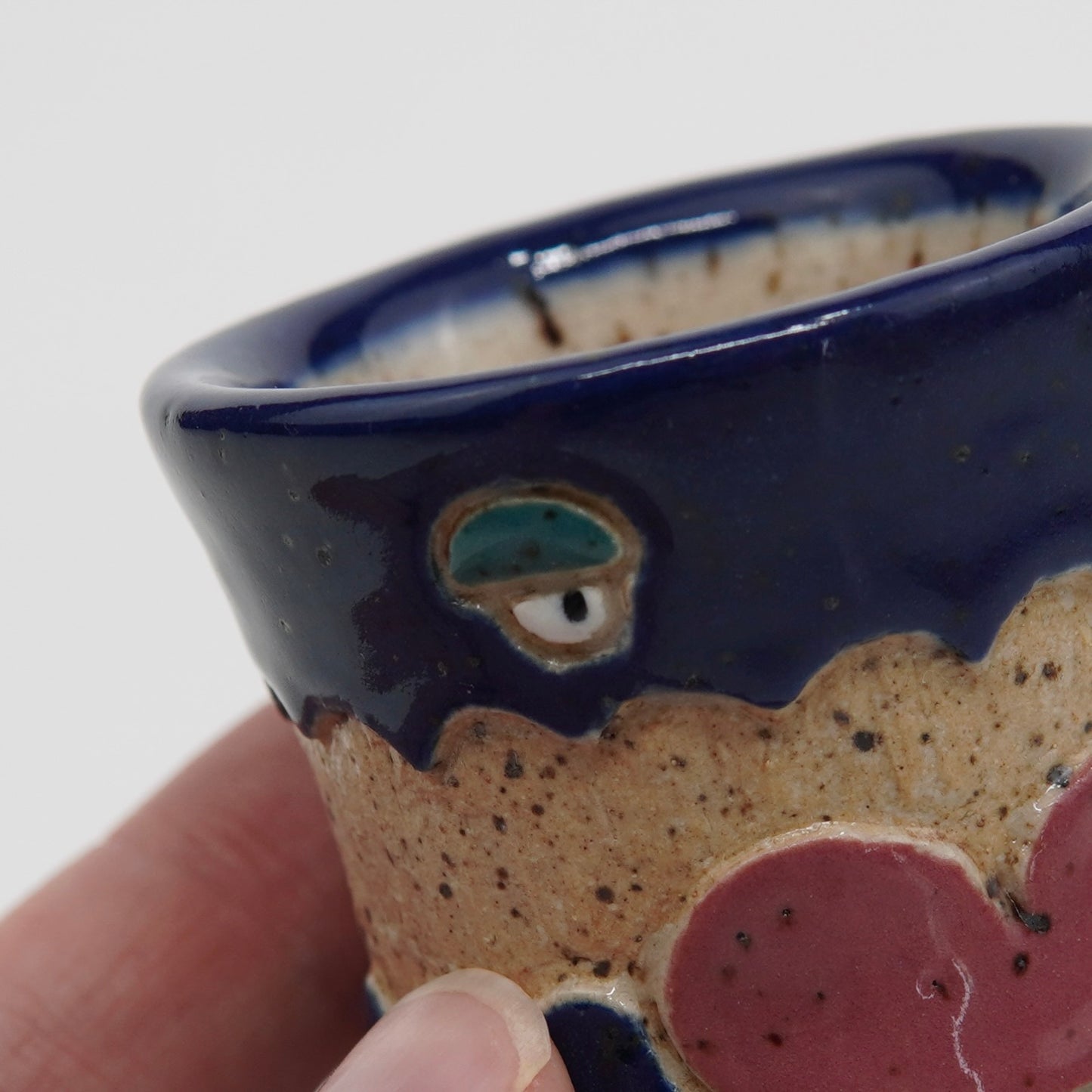 Berry - Dark Blue Ceramic Shot Glass