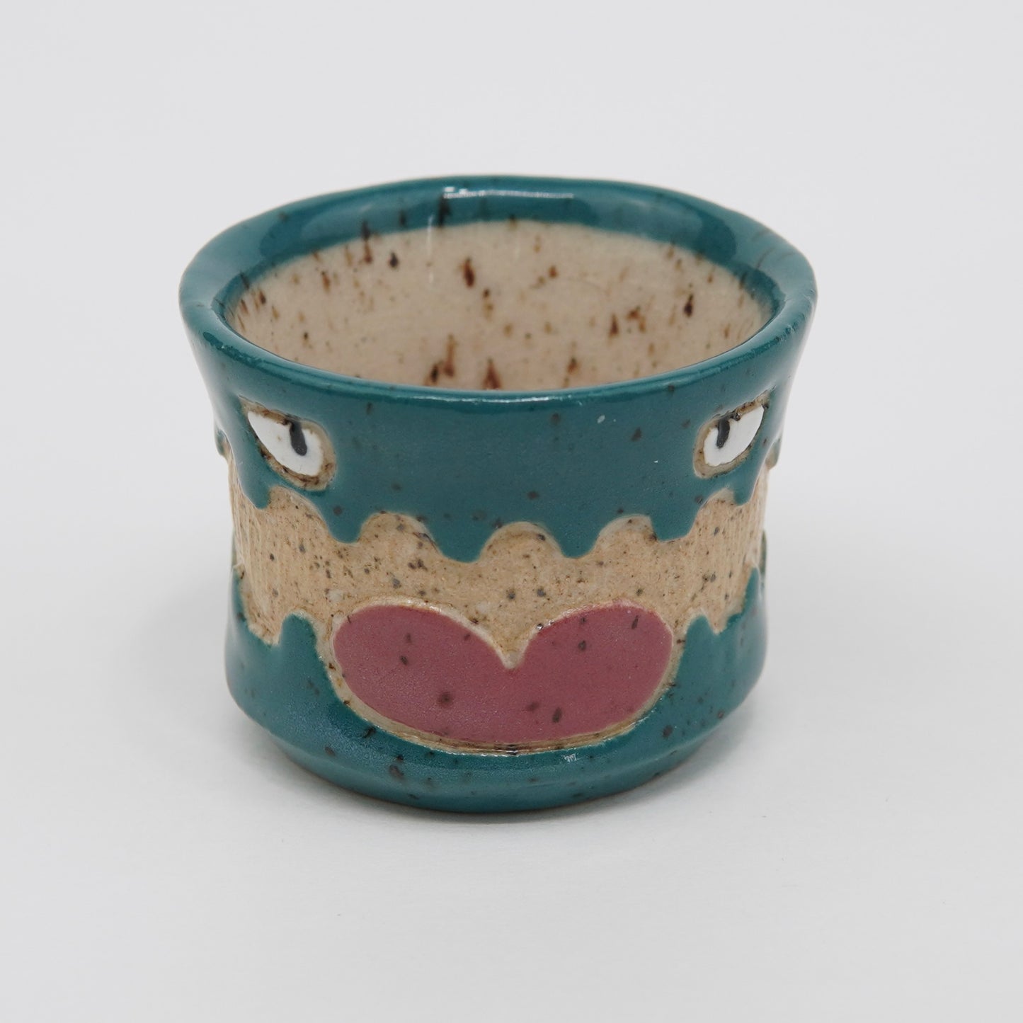 Quibble - Teal Ceramic Shot Glass