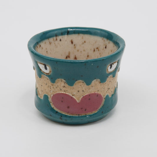 Quibble - Teal Ceramic Shot Glass