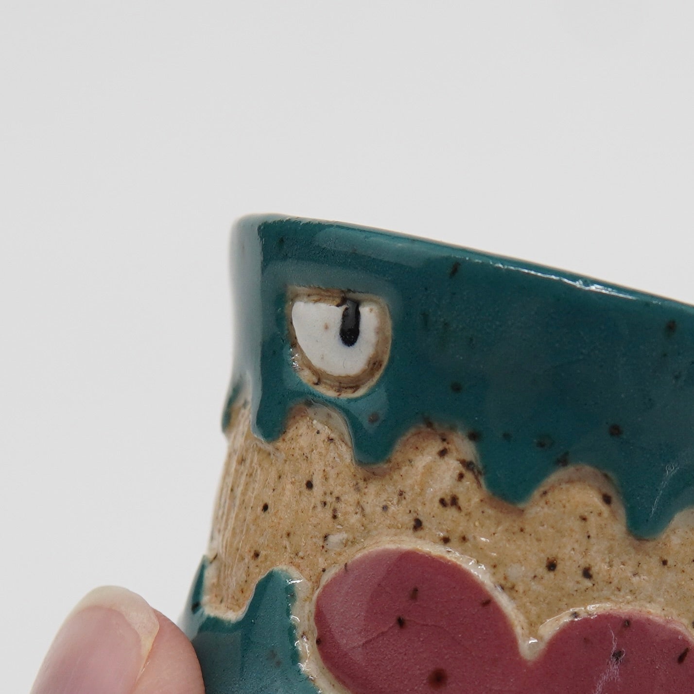Quibble - Teal Ceramic Shot Glass