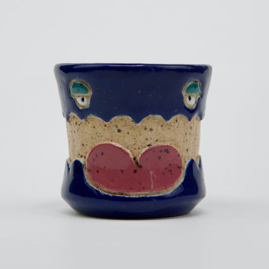 Berry - Dark Blue Ceramic Shot Glass