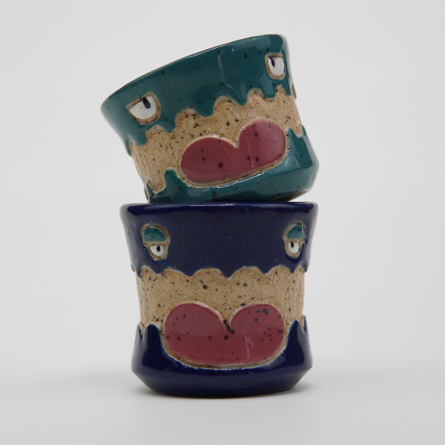 Quibble - Teal Ceramic Shot Glass