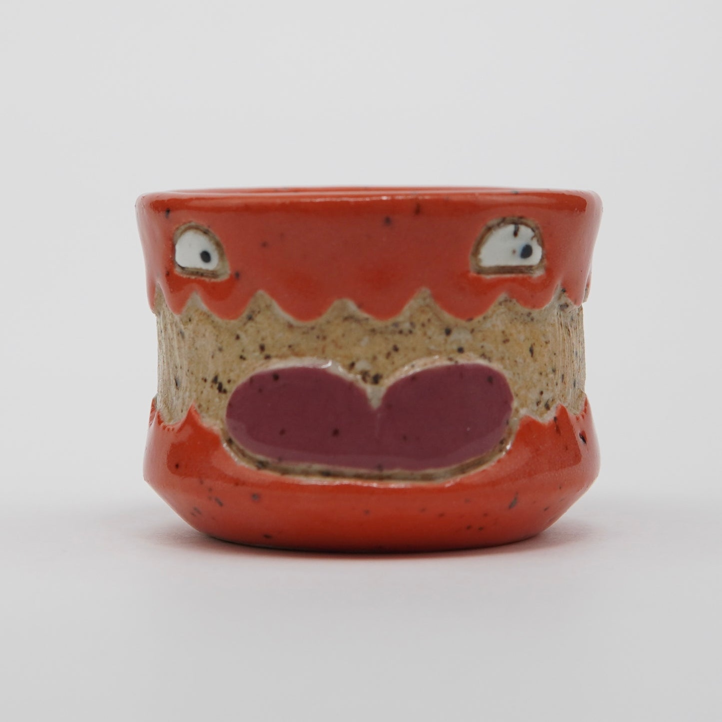 Tibbles - Orange Ceramic Shot Glass