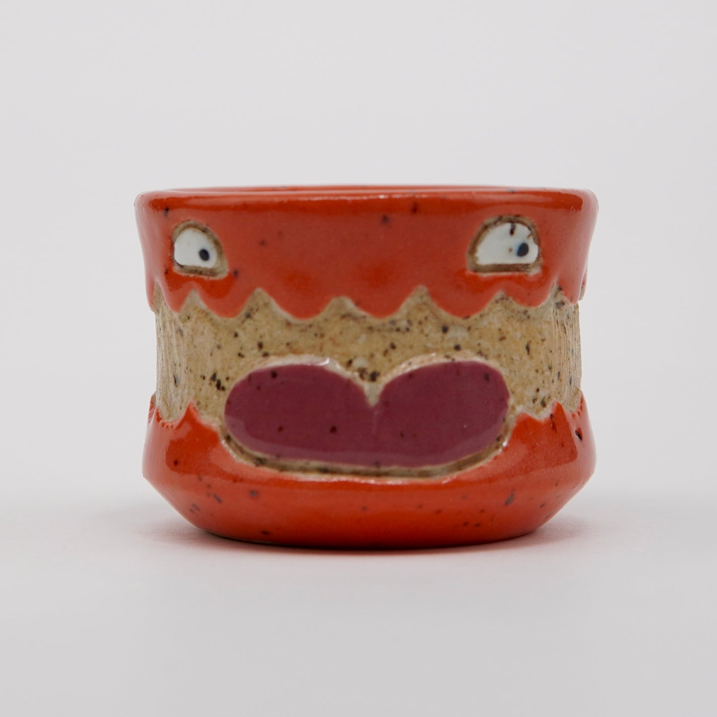 Tibbles - Orange Ceramic Shot Glass