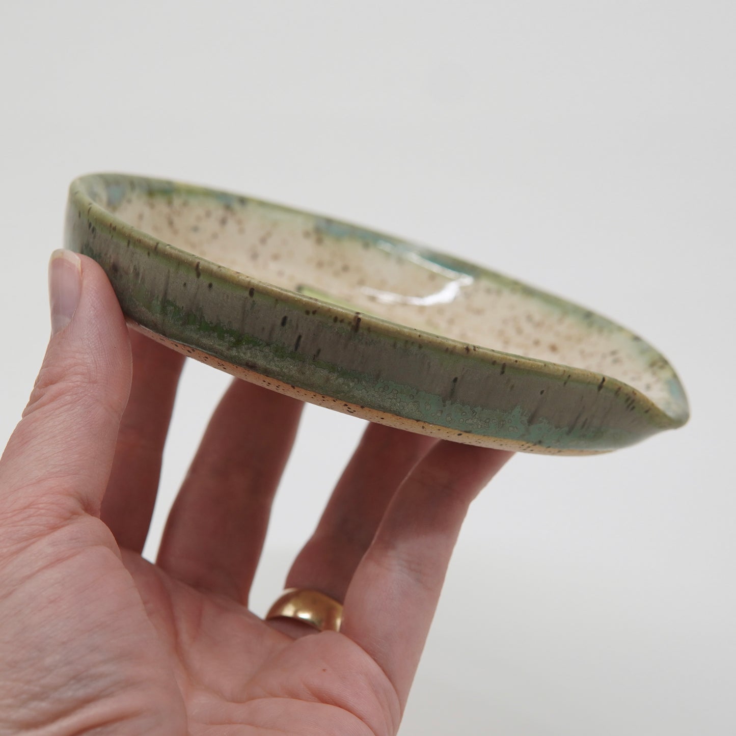 Rhubarb - Strawberry Spoon Rest