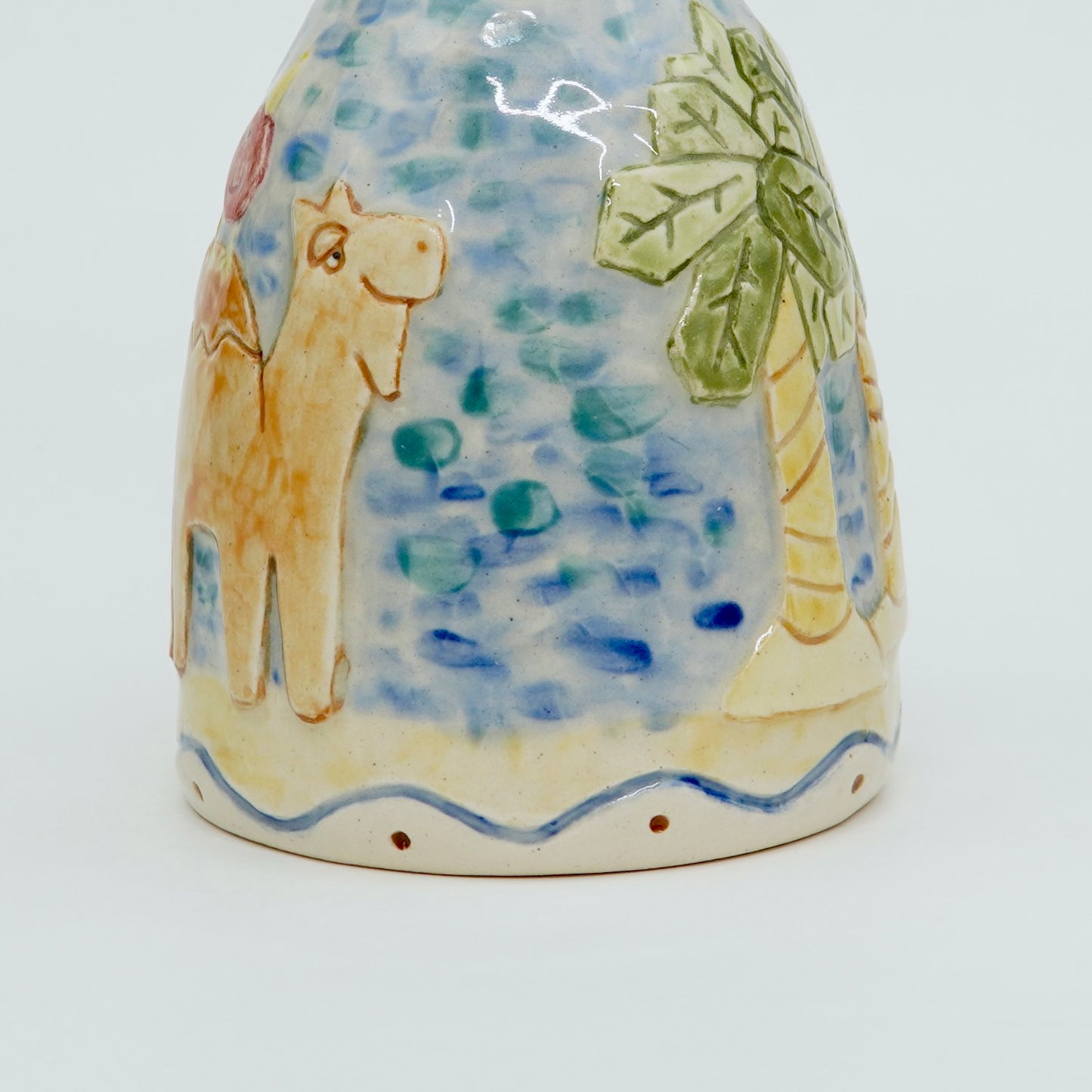 Sand Scene - Ceramic Olive Oil Jar