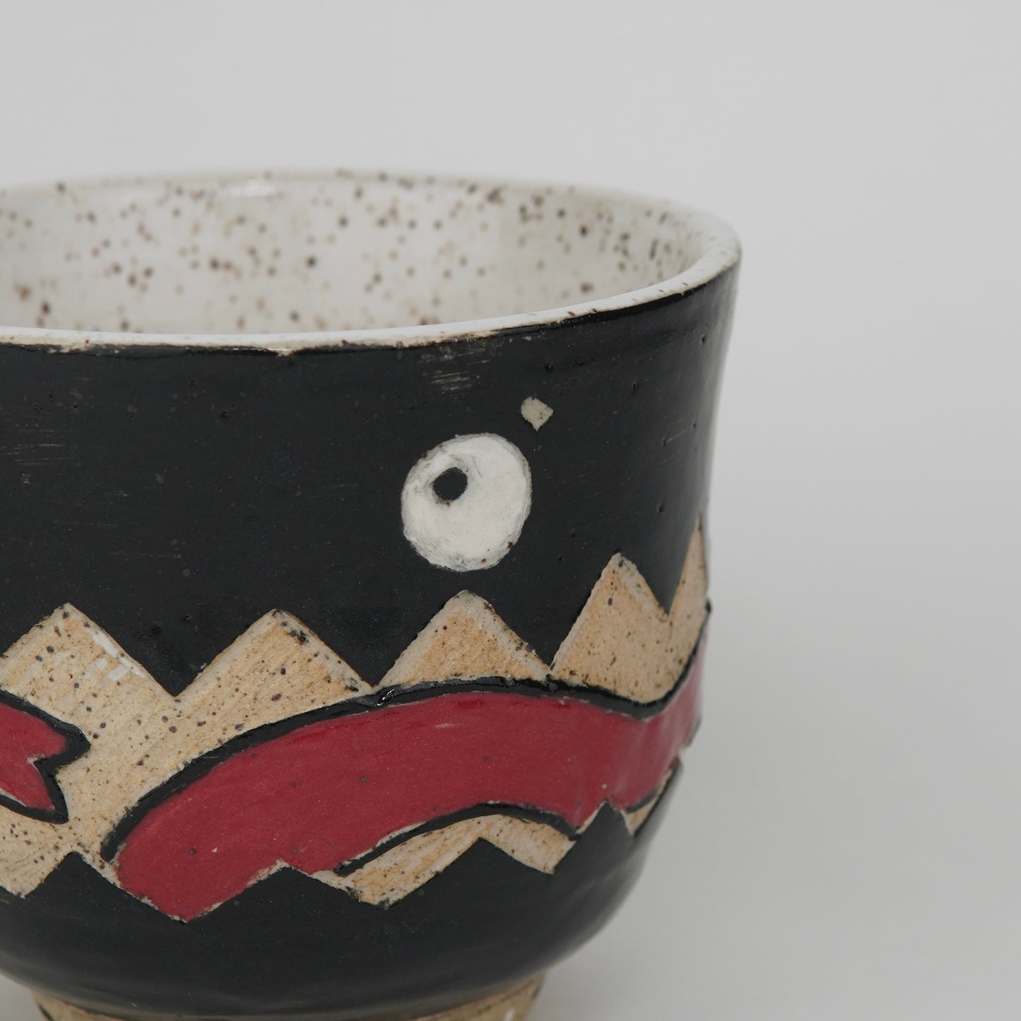 Scribbles - Wide Ceramic Cup