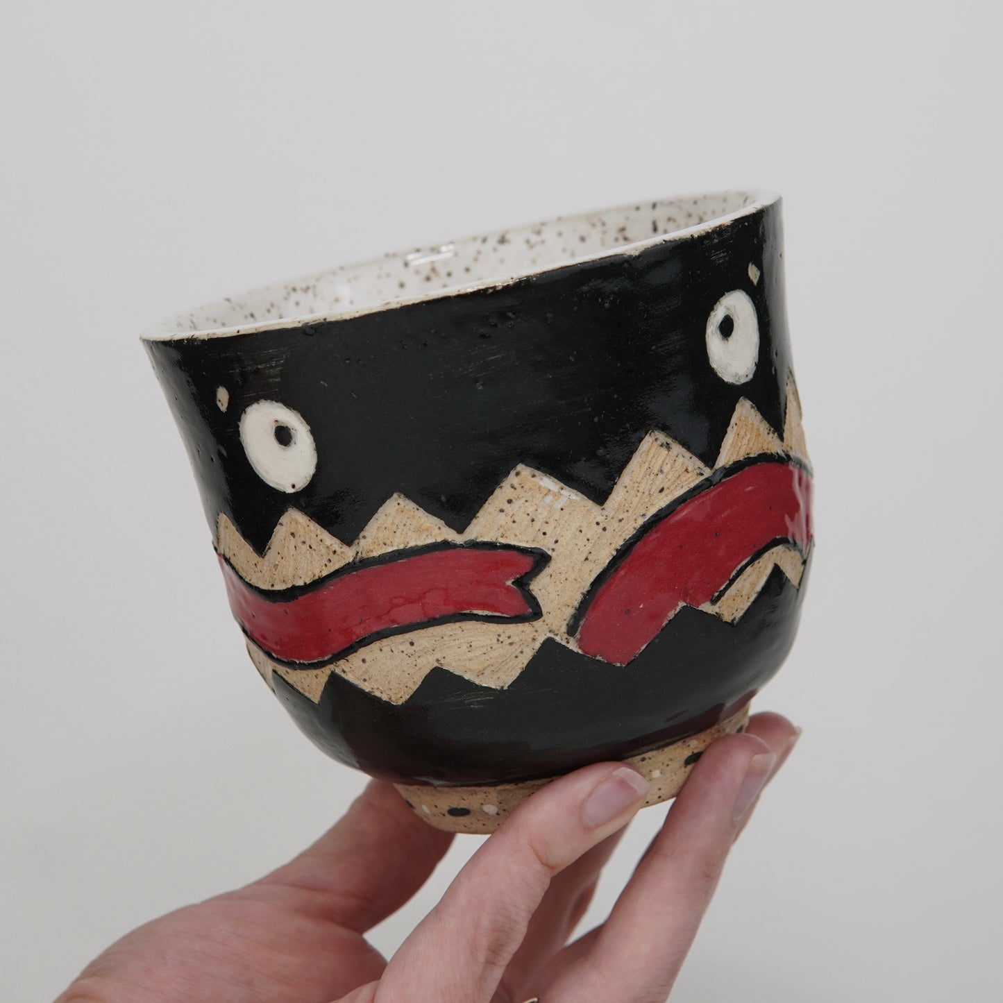 Scribbles - Wide Ceramic Cup