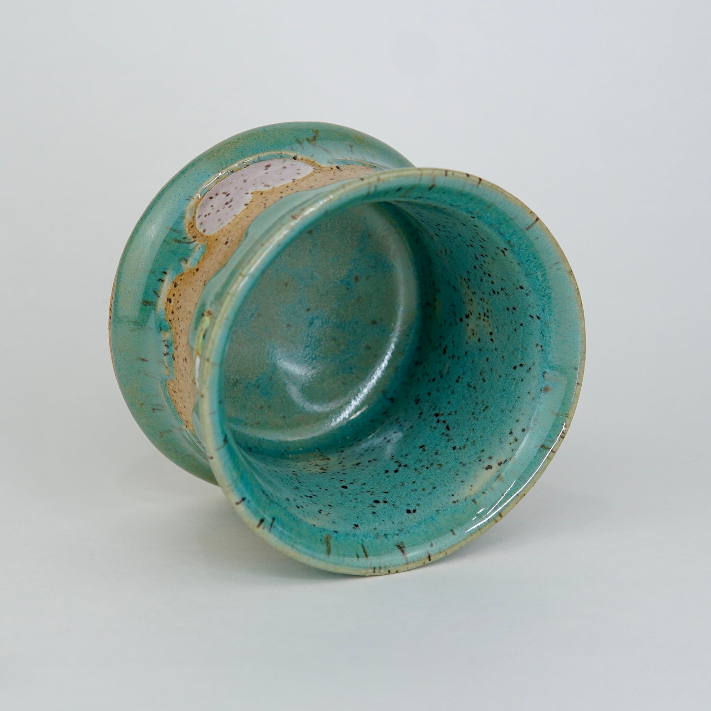 Iridescent Aqua - 6oz. Ceramic Tea Cup