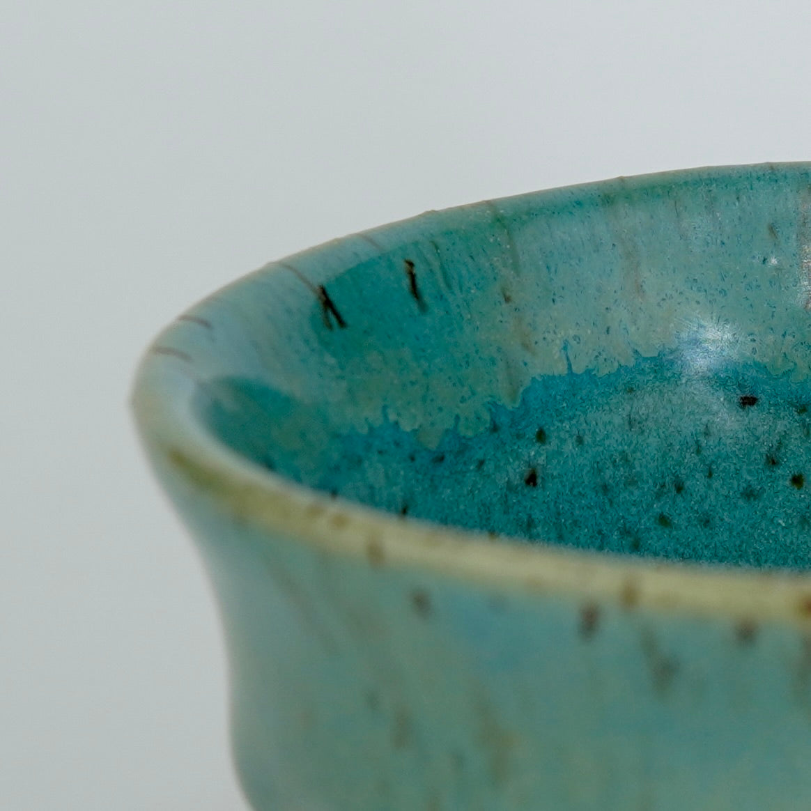 Iridescent Aqua - 6oz. Ceramic Tea Cup