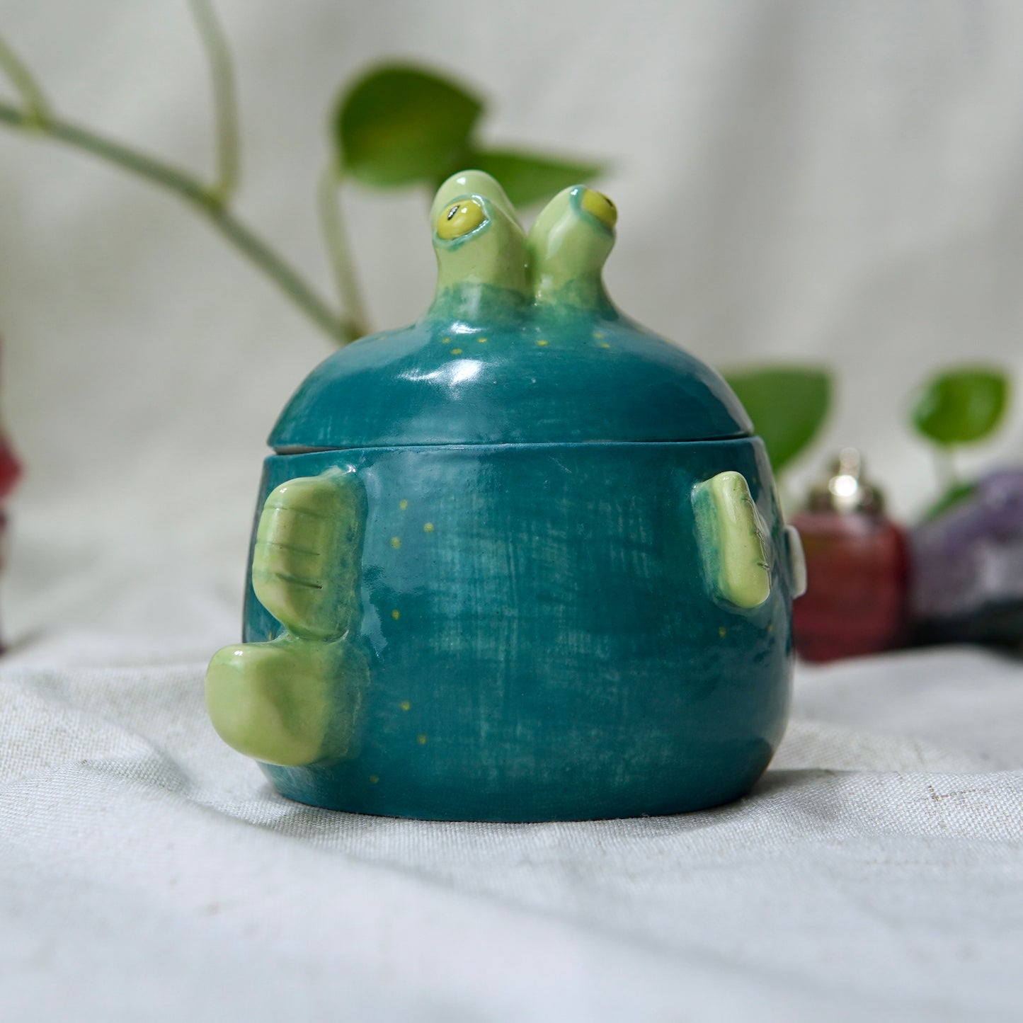 Glub Glub - Ceramic Lantern Fish Jar (SECONDS)