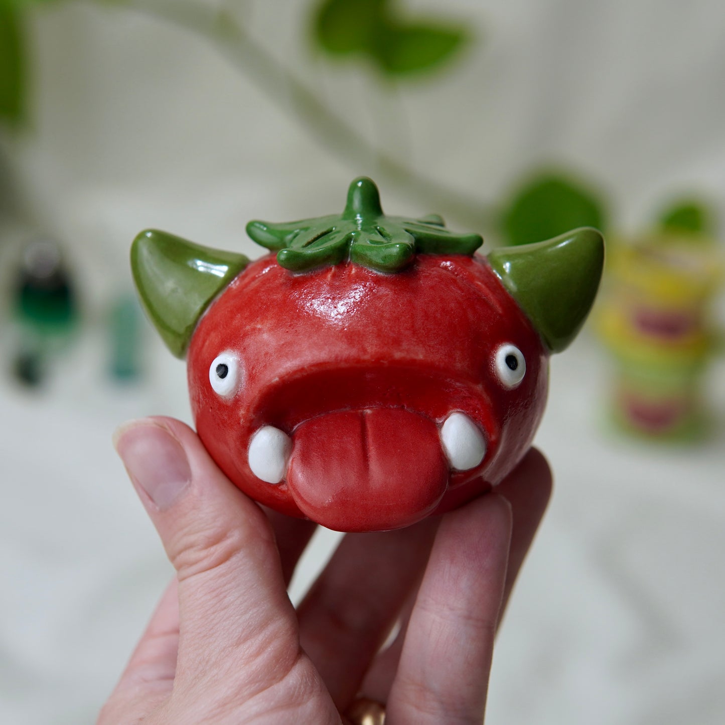 Blem - Tomato Ceramic Goobster (SECONDS)