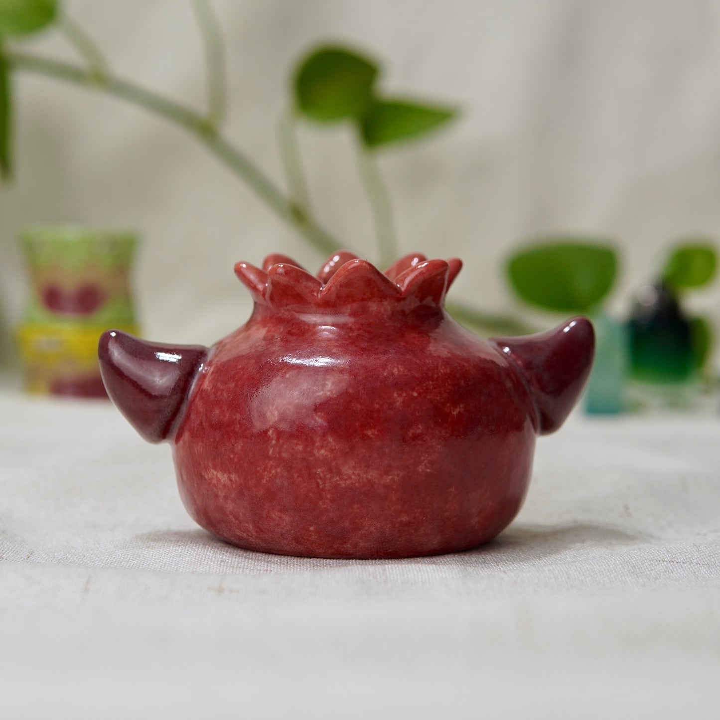 Patchy - Pomegranate Ceramic Vase Goobster (SECONDS)