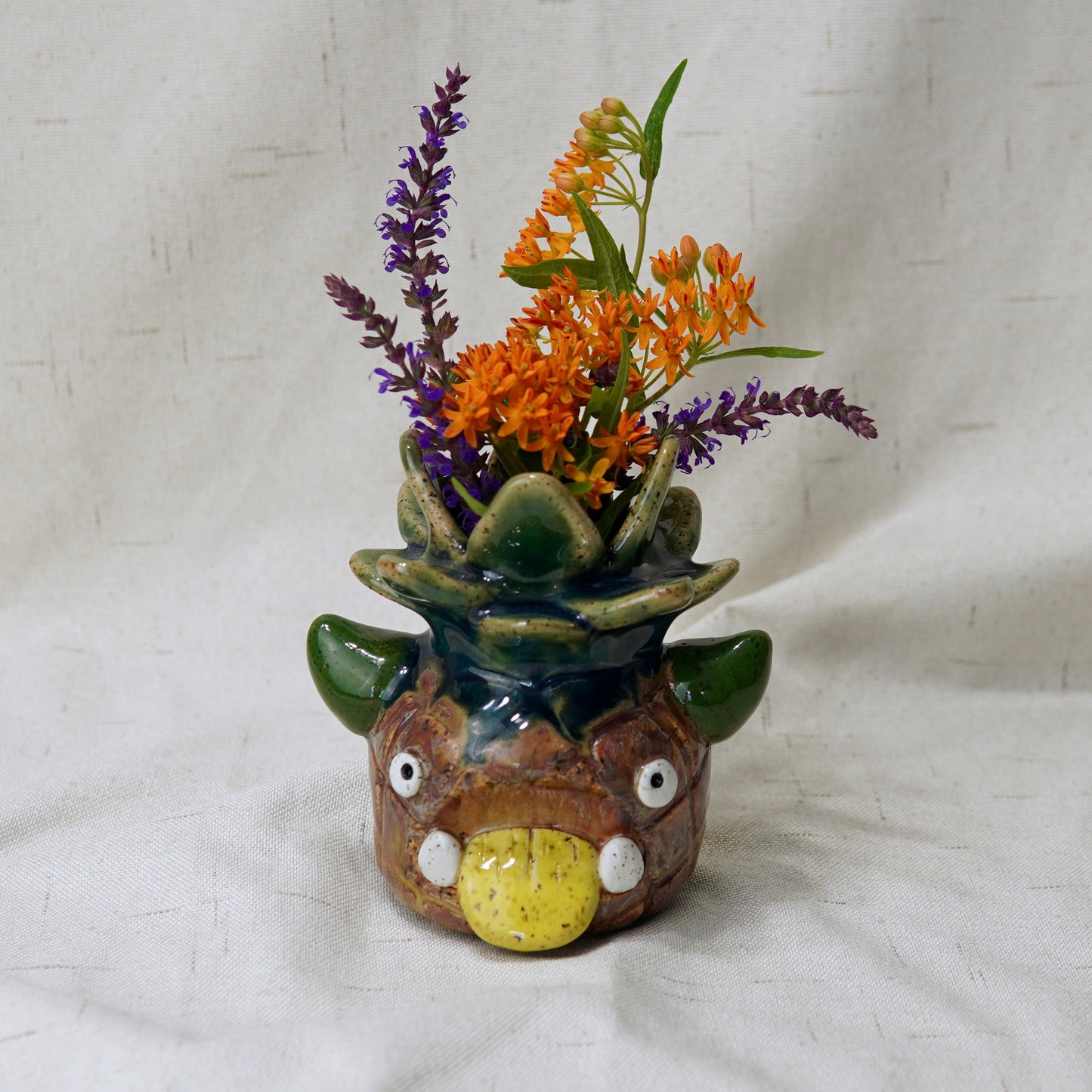 Dribbles - Pineapple Ceramic Goobster Vase (SECONDS)