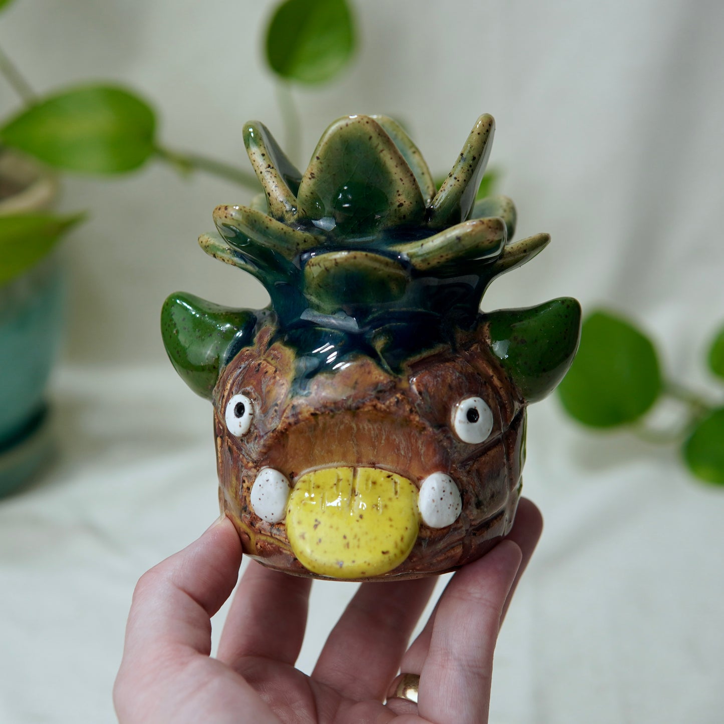 Dribbles - Pineapple Ceramic Goobster Vase (SECONDS)