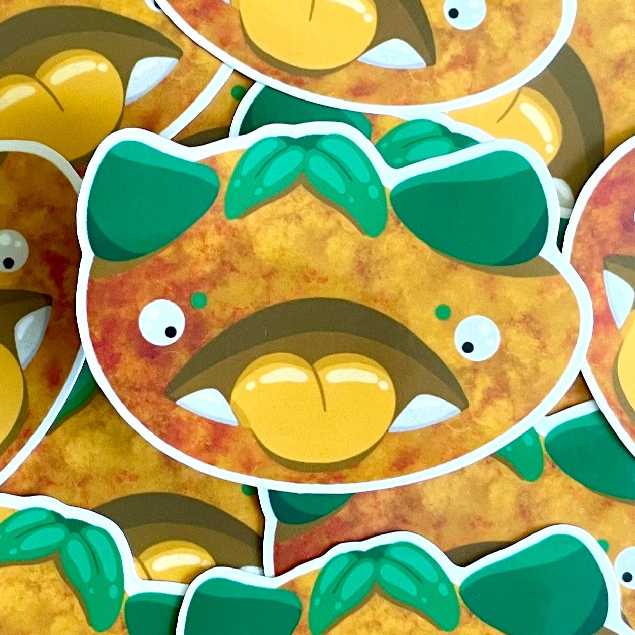 Manny the Mango Monster Sticker