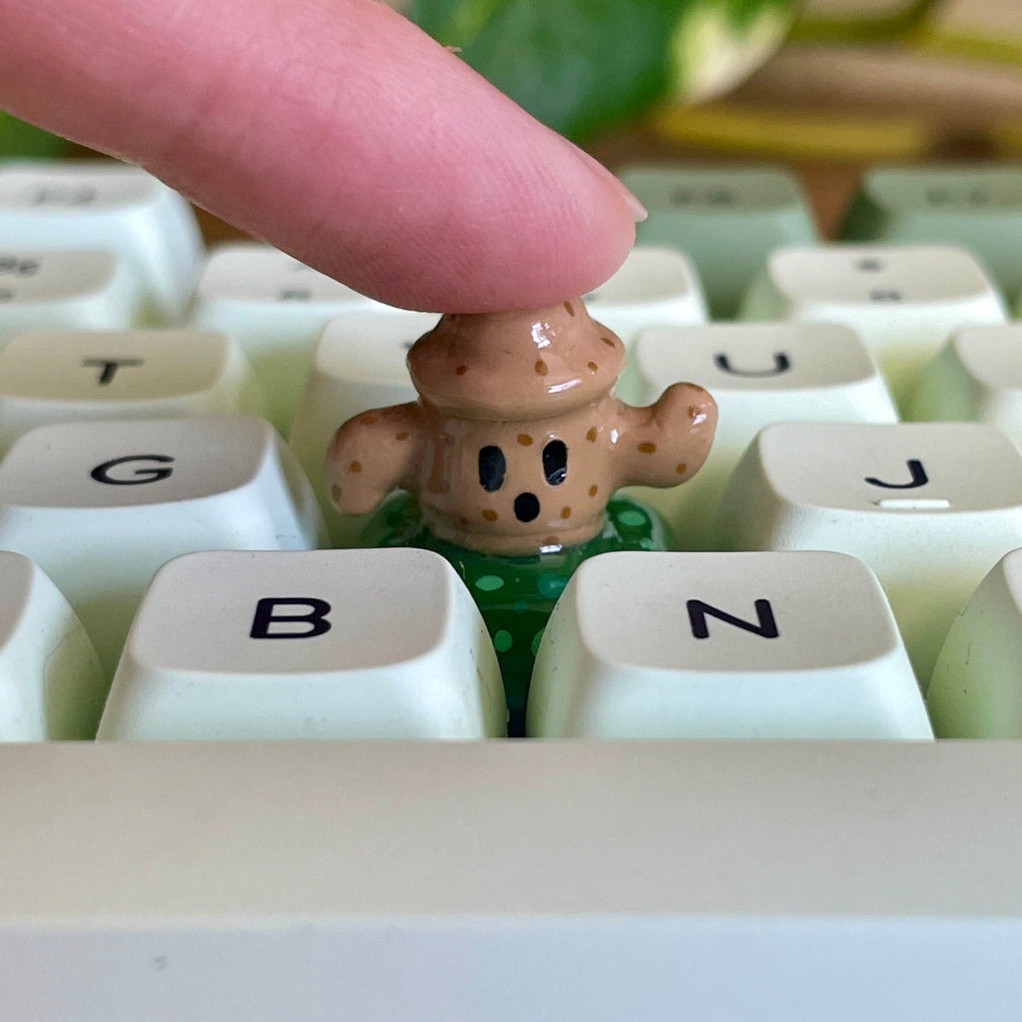 Animal Crossing Gyroid Keycap (Made to Order)