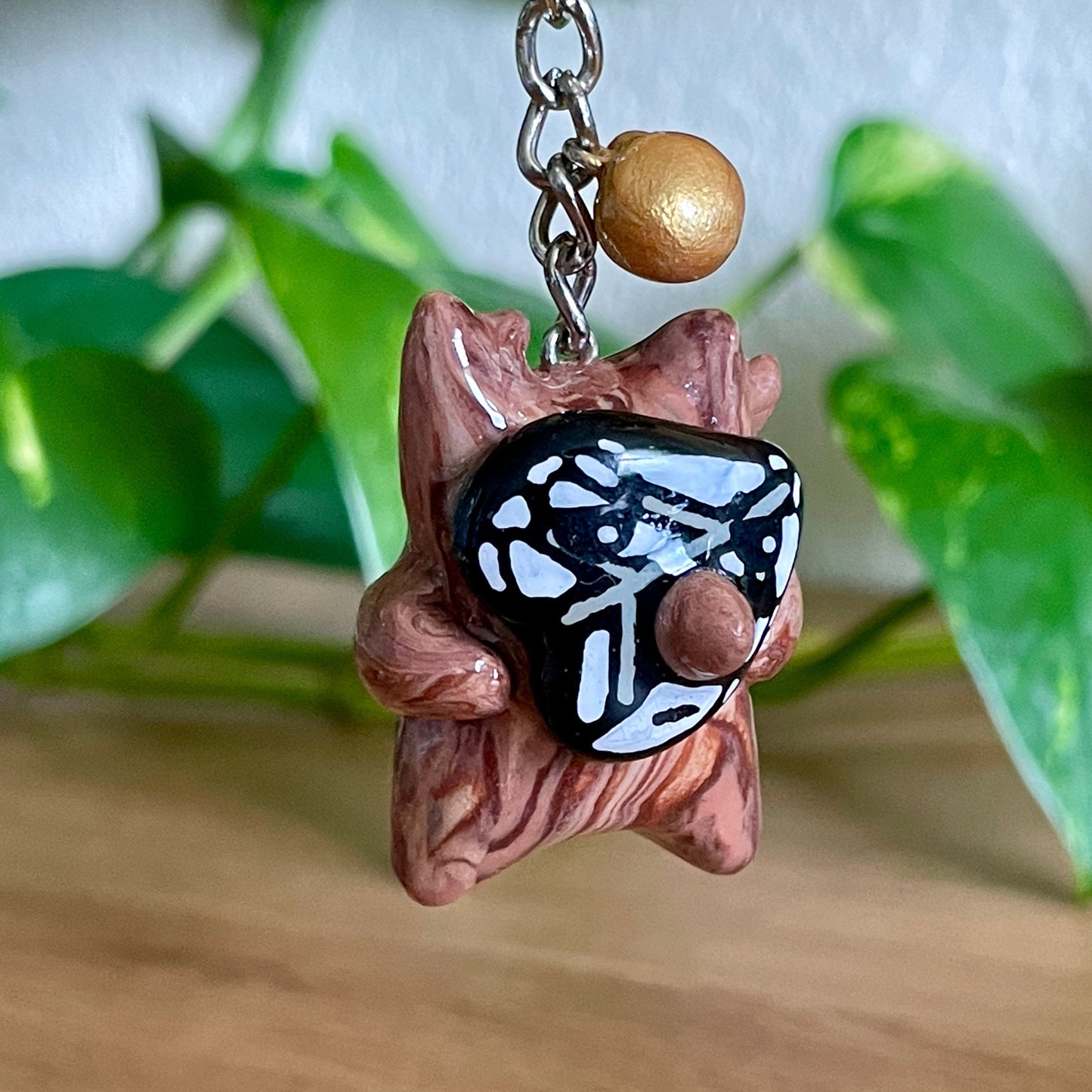 Korok Keychain - Goth Redbud